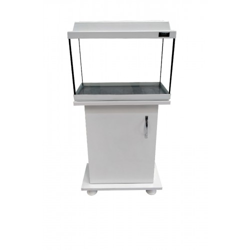 65 Cm Düz Akvaryum ve sehpası takım Beyaz 65 Cm Düz Akvaryum ve sehpası takım Beyaz