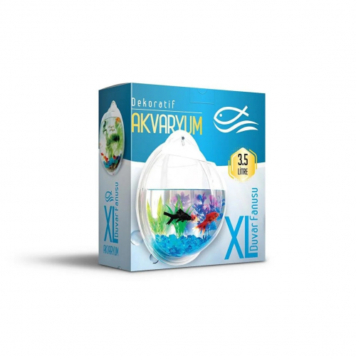 Miapet Dekoratif Duvar Akvaryumu XLarge 3,5 Litre 29 Cm Miapet Dekoratif Duvar Akvaryumu XLarge 3,5 Litre 29 Cm